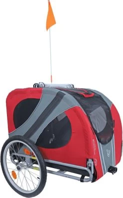 DoggyRide Hondenfietskar Novel 20 Cabin Rood/Grijs