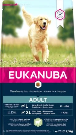 Eukanuba Hondenvoer Large Breed Adult Lamb & Rice 2,5 Kg