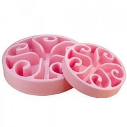 Eat Slow Live Longer Voerbak Original Pink